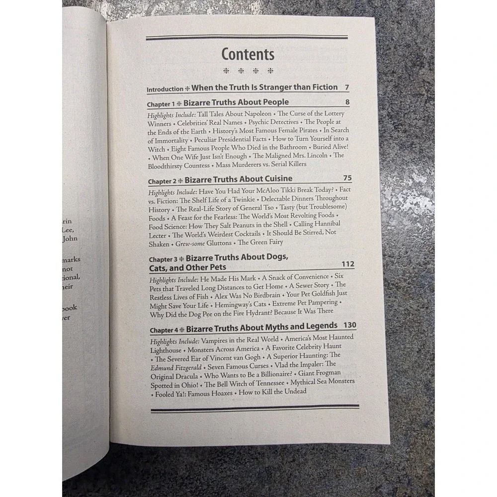 The Book of Bizarre Truths: Big Book of Provocative Questions MythBusting Answer